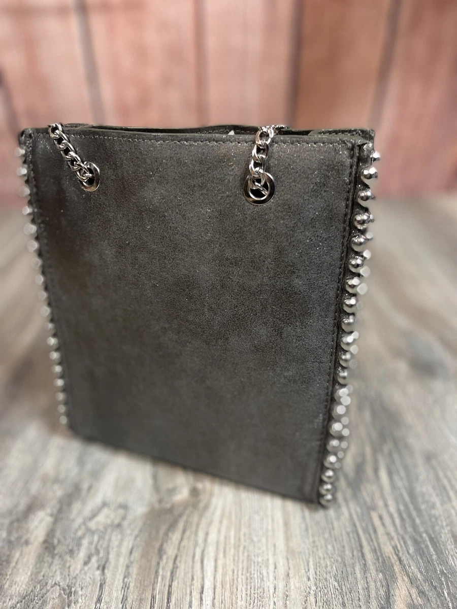 Zara mini store studded tote