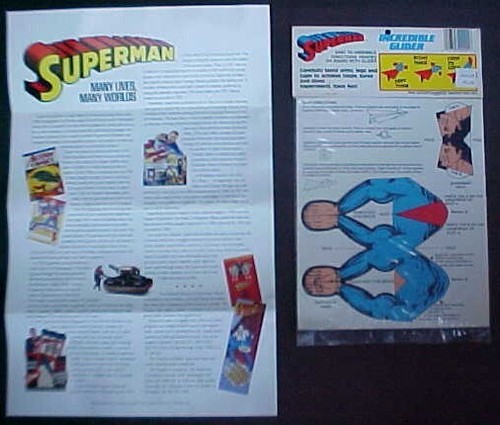 Vintage Superman Glider 1987-1988 Smithsonian Poster 1930s-1980s DC Comics Art - Picture 2 of 24