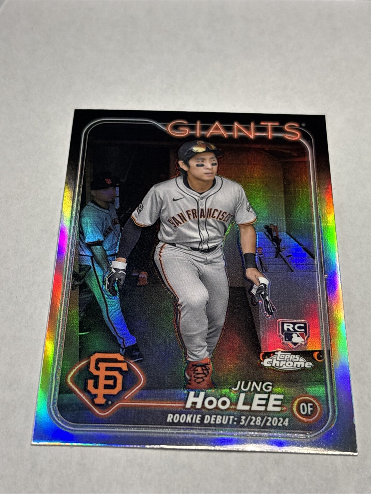 2024 Topps Chrome Update Refractor Jung Hoo Lee Debut #USC185 RC Rookie Giants