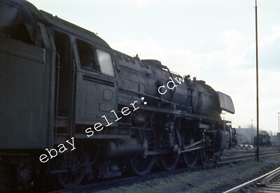 35mm Deutsche Eisenbahn Dia - DB Baureihe 01 Nr. 01 1083 4-6-2 bei Rheine 1968 [M316]
