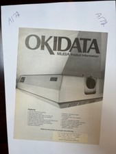 Vintage OKIDATA ML83A Spec Sheet Sales Brochure Catalog Ad ORIGINAL 