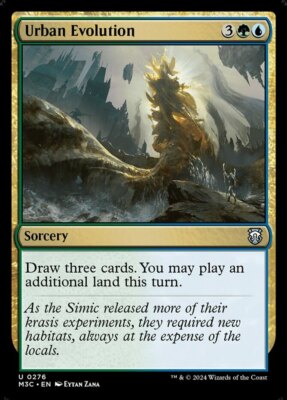 x4 Urban Evolution U MTG Commander: Modern Horizons 3 M/NM, English