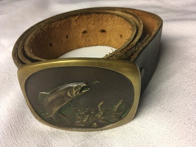 leather fish belt