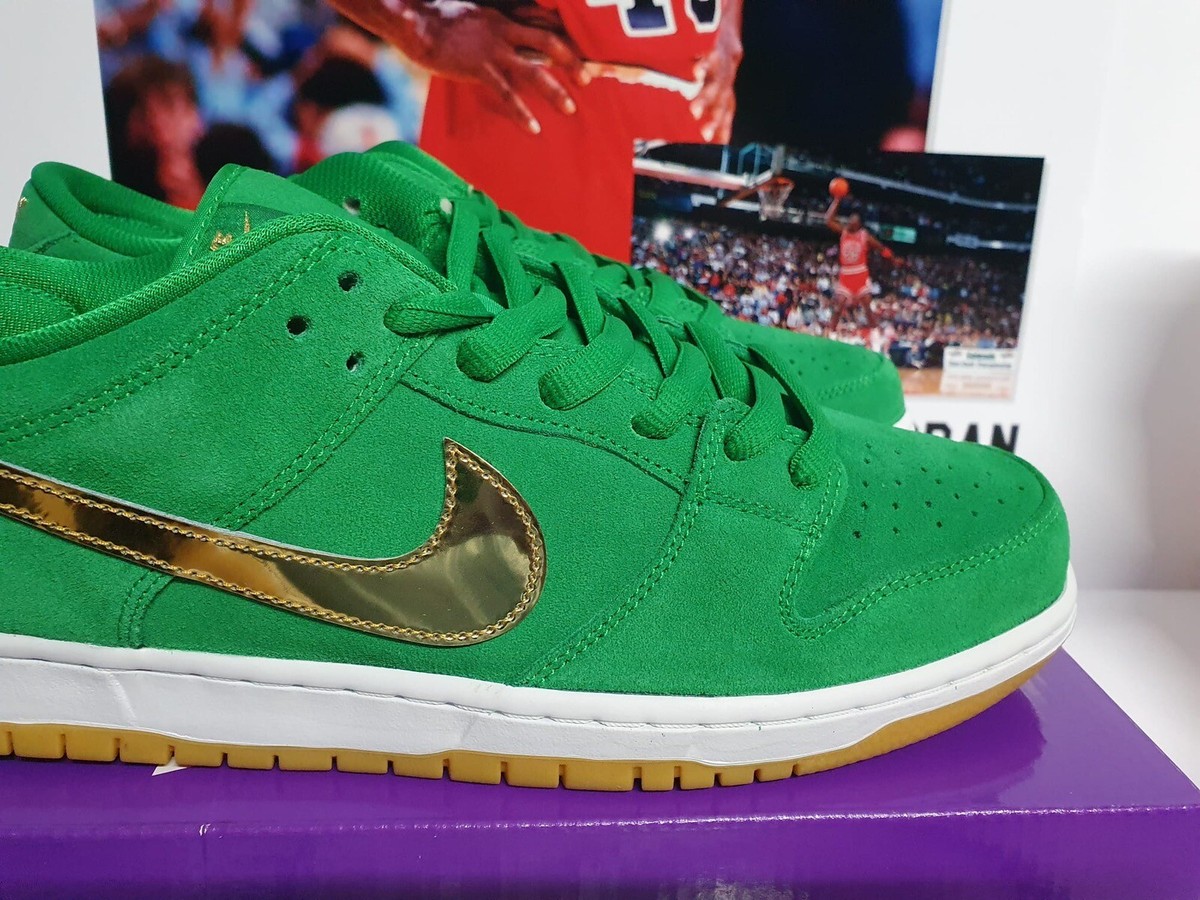 Nike SB Dunk Low Pro St. Patrick's Day Men's UK 10 EUR 45 (BQ6817