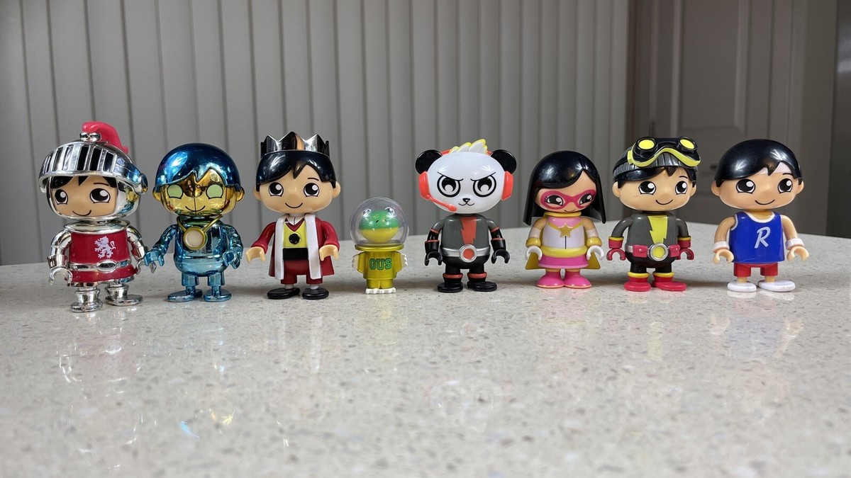 Ryan's World Figures Lot of 8 - Toys - King Ryan, Robo Ryan, Panda