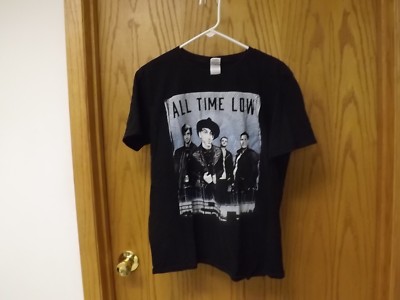 ALLTIME LOW CONCERT T-SHIRT- BLACK- L