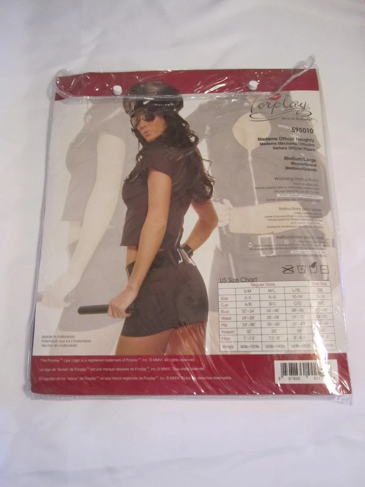 Forplay 595010 Oficial Policía Travieso Mujer varias tallas reg $75 Foto 2 de 3