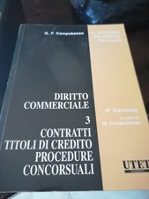 Diritto Commerciale 3 - G.F. Campobasso ( UTET ) 4 edizione.