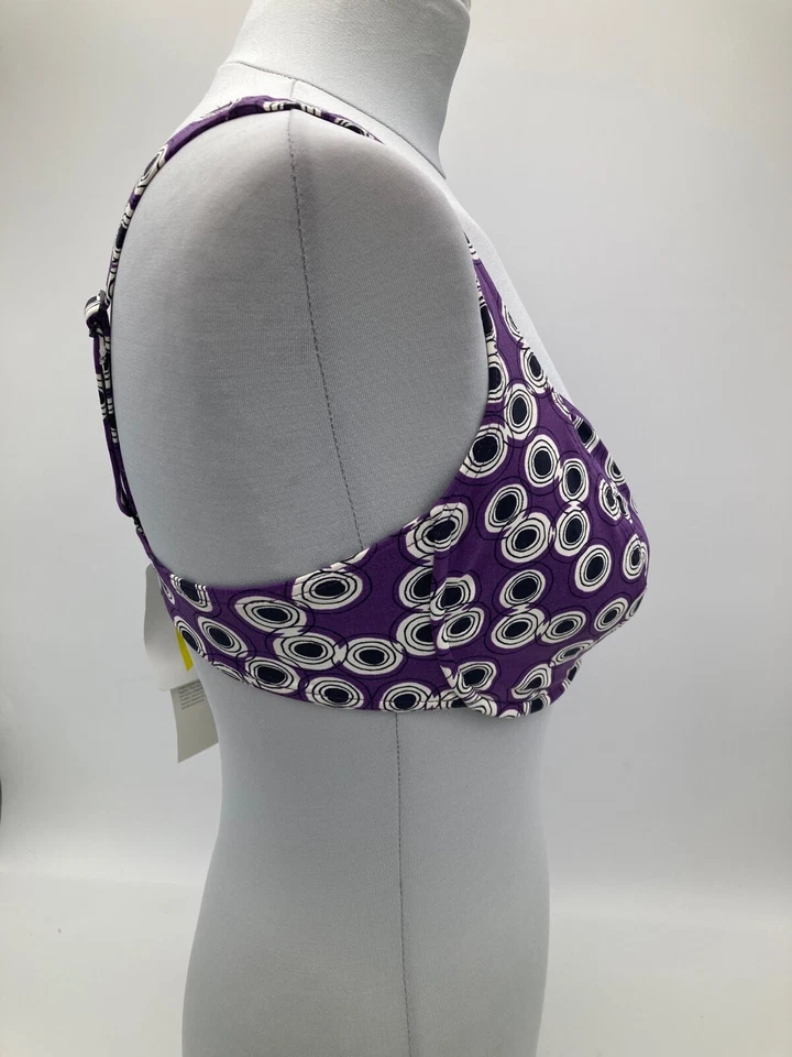 LIDEA Bikini-Oberteil BH lila schwarz weiß Punkte Maryan Beachwear versch. Größe - Bild 4 von 4