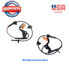 Set 2 Abs Wheel Speed Sensor Front Left Right For Honda Cr-v 2002-2006