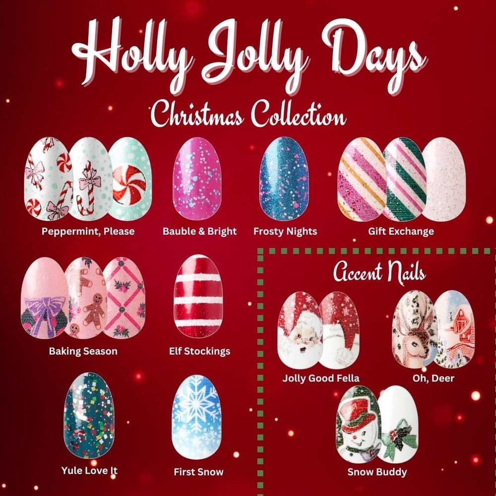 🚀🎄HOLIDAY 2024 NEW COLoR STREeT NAIL POLISH STRIPS 🎁CHRISTMAS🎁 PRE ORDER🎅🏻