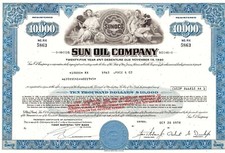 Sun Oil Company (SUNOCO) 1978, 4 5/8% Debenture due 1990 (10.000 Dollar)