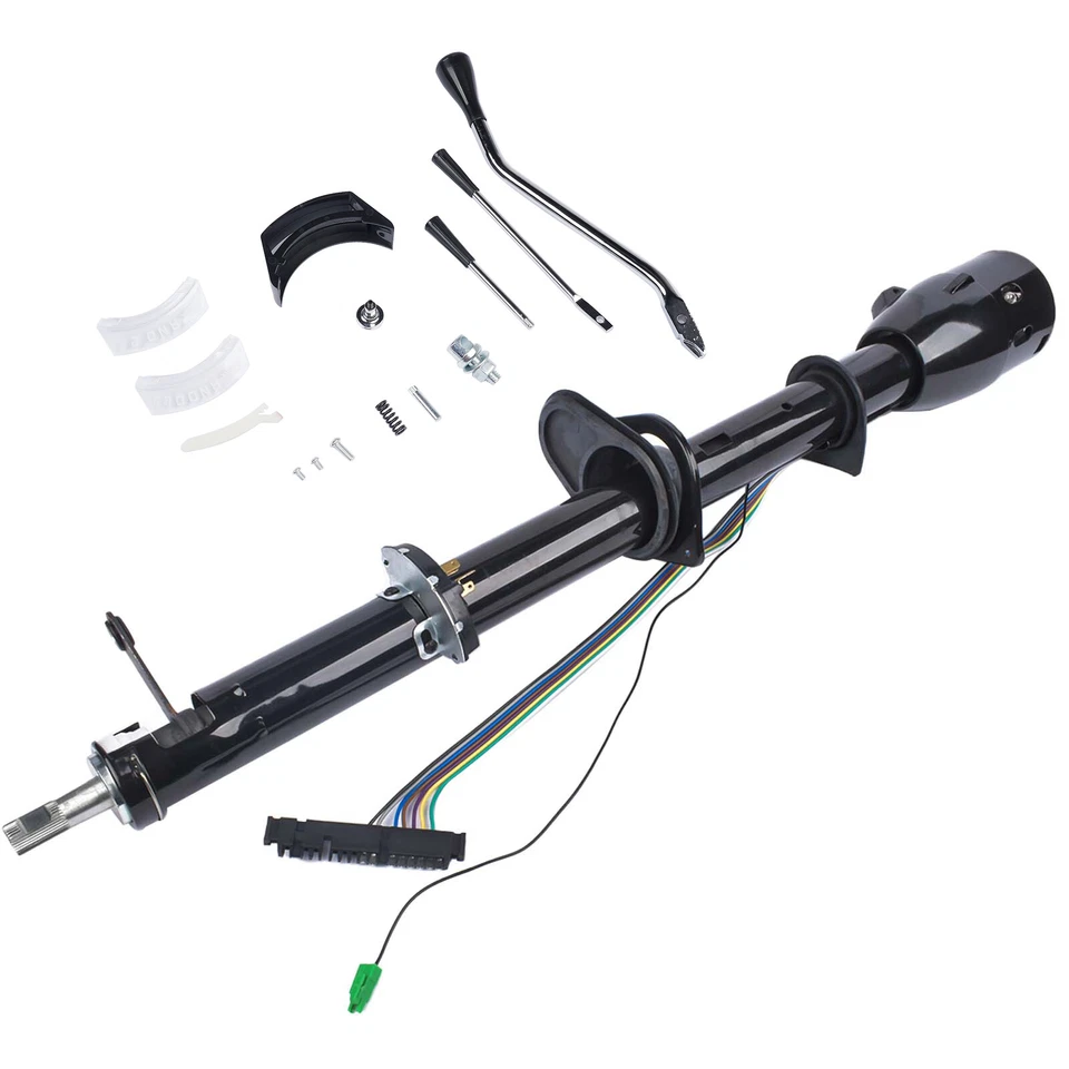 For 1967-72 CHEVY GMC C-10, C-20 Truck Tilt 35" Auto Shift Steering Column Black - Image 1 of 4