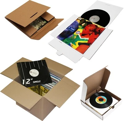 STRONG 12" 7" LP SINGLE RECORD VINYL MAILERS BOXES SHIPPING STORAGE PACKAGING