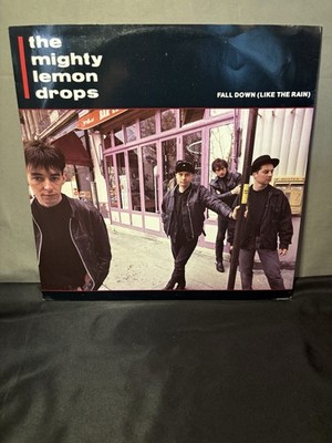 MIGHTY LEMON DROPS: fall down (like the rain)  BLUE GUITAR 12'' Single 45 RPM UK