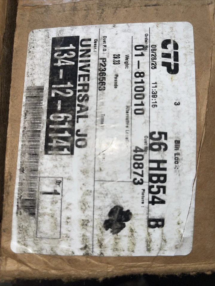 NUEVA JUNTA UNIVERSAL 134-12-61141 PARA KOMATSU 1341261141 LISTA PARA ENVIAR!!! Foto 2 de 3