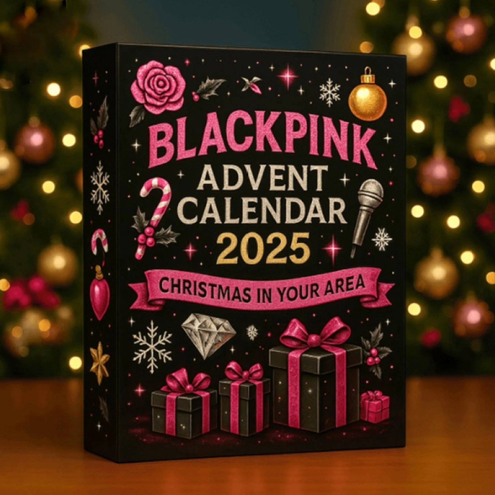 24 Days Blackpink Advent Calendar 2025 Christmas Countdown Calendar 2D Acrylic