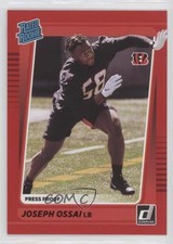 2021 Panini Donruss Rated Rookie Press Proof Red Joseph Ossai #327 0kr5