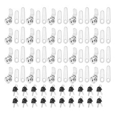 20 Pack gleichschlie&szlig;ende Schrankschl&ouml;sser mit Schl&uuml;ssel 5/8" f&uuml;r RV-Schublade