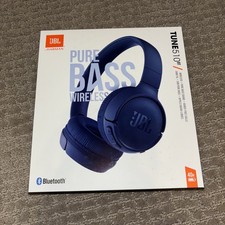 JBL Tune 510BT Wireless Bluetooth On-ear Headphones New In The Box Blue