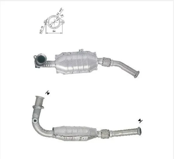 Catalyseur AS 30578 pour passer le contrôle technique Renault Clio Kangoo 1.4