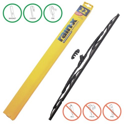 Rain-X RX30122 WeatherBeater Professional Wiper Blade 22'' - J-Hook Side Pin