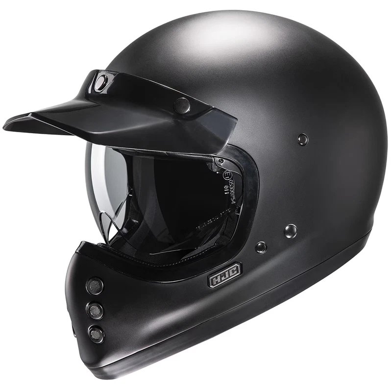 HJC V60 Classic Retro Street Legal Black, photo 1 of 6