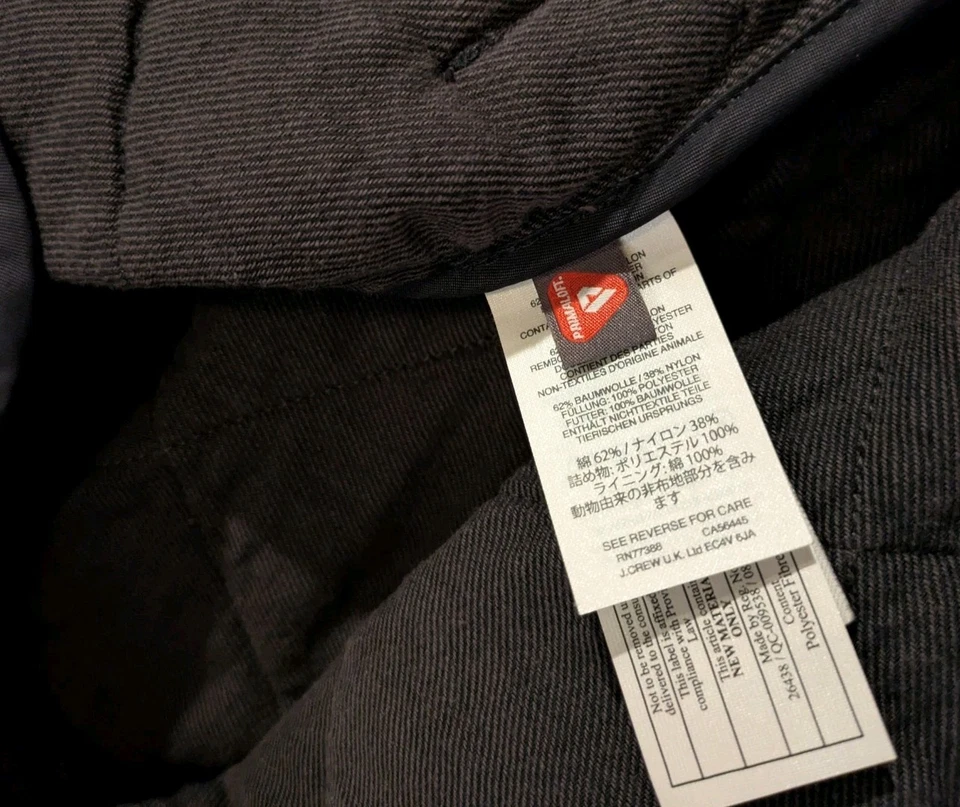 J.Crew Primaloft Sussex Quilted Full Zip Vest Blue Men's Small - Image 4 of 4