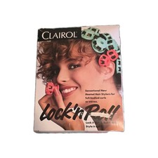 Lock n Roll Rollers Clairol 24 Spoolie Spiral Curlers VTG Pageant tested Hot