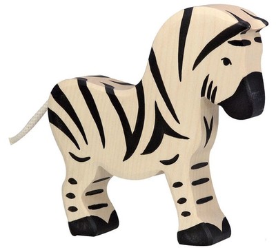 Zebra | ca. 15 x 2,8 x 14 cm, Holz, per Stück | Holztiger | Deutsch | 80151