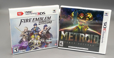 2-PACK 3DS  Metroid Samus Returns + Fire Emblem Warriors USA 1st Prints NEW!