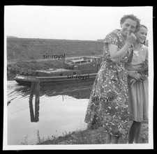 Frachtschiff Minden 1955 auf dem Mittelland Kanal - Frachter - Foto 6x6cm