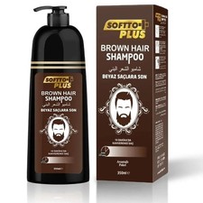Softto+Plus Braunes Haarfärbe-Shampoo Haarf�...