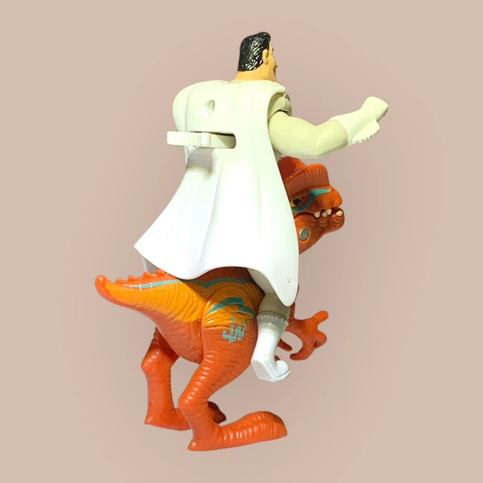 Lote de figuras de acción Playskool Chomp N’ Stomp Jurassic World dinosaurio y Metro Man Foto 3 de 4