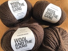 4 x 100g Balls Wool and the Gang Alpachino Merino - Espresso Brown
