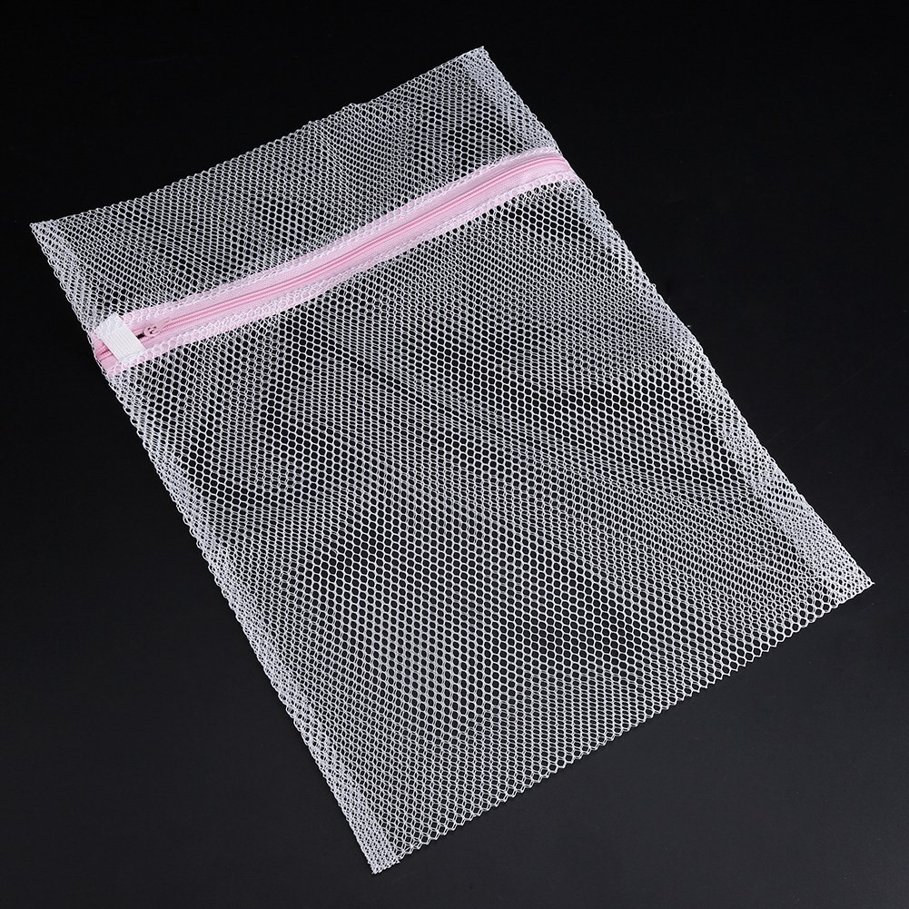Zipped Lingerie Washing Bag Laundry Machine Mesh Clothes Socks Bra Underwear