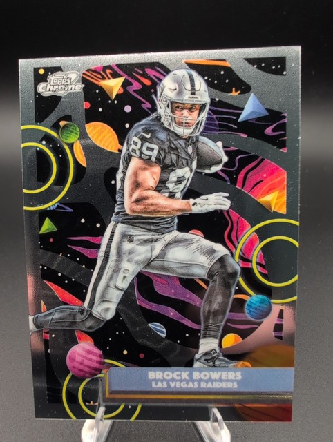 2025 Topps Cosmic Chrome Brock Bowers #51 Las Vegas Raiders
