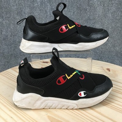 Champion Rally Shoes Womens 8 Wide Crossover Slip-On Low Sneakers Comfort Black