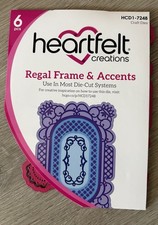 Heartfelt Creations Regal Frame  Accents Die Set