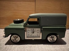 Land Rover series Miniature Clock - Birthday Collectable Novelty Gift 