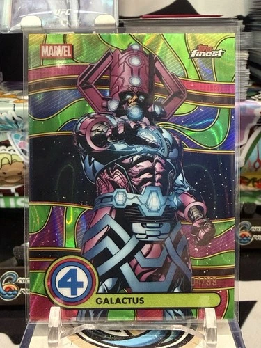 2026 Topps Finest Fantastic Four Galactus /99 Green Lava Refractor BL-035 TZ