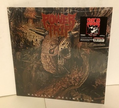 POWER TRIP manifest decimation RED MARBLED COLOR VINYL Lp Record , SEALED / NEW