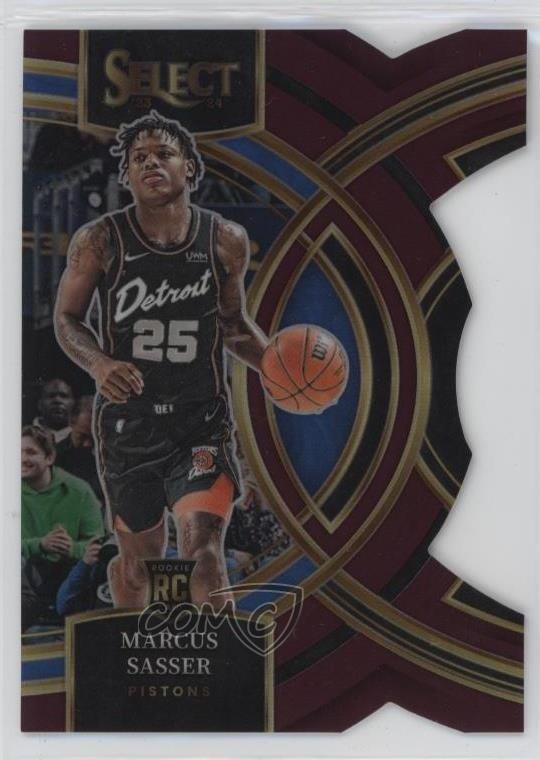 2023 Select Premier Level Maroon Prizm Die-Cut /175 Marcus Sasser Rookie RC 1p4b