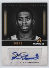 2013-14 Panini Pinnacle Auto Hollis Thompson #154 Auto 2w8