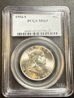 1954-S Franklin Silver Half Dollar MS65 PCGS
