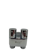 Double Angle Valve Brass &ndash; Chrome, Black & Gold &ndash; High Quality Water Valve