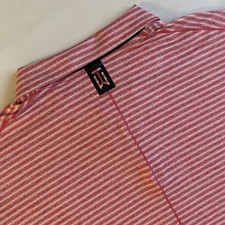 Nike Dri-Fit Tiger Woods Polo Men XL Striped Performance Shirt