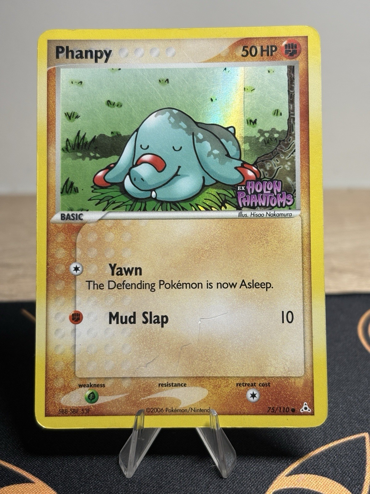 Phanpy 75/110 Ex Holon Phantoms Reverse Holo Foil Stamped Pokémon Card