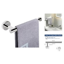 Contemporary 9-Inch Stainless Steel Hand Towel Rack with Secure Wall Mounting
