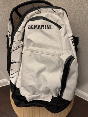 DeMarini Voodoo OG Baseball Softball Sports Bat Backpack XL White